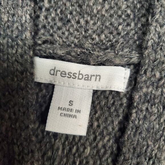 Y2k Cardigan Sweater Open Front 3/4 Sleeve Boho Twee Dress Barn - Size Small - Picture 2 of 6